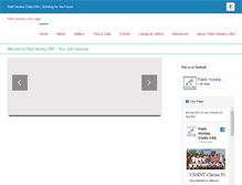 Tablet Screenshot of fieldhockeyusa.org